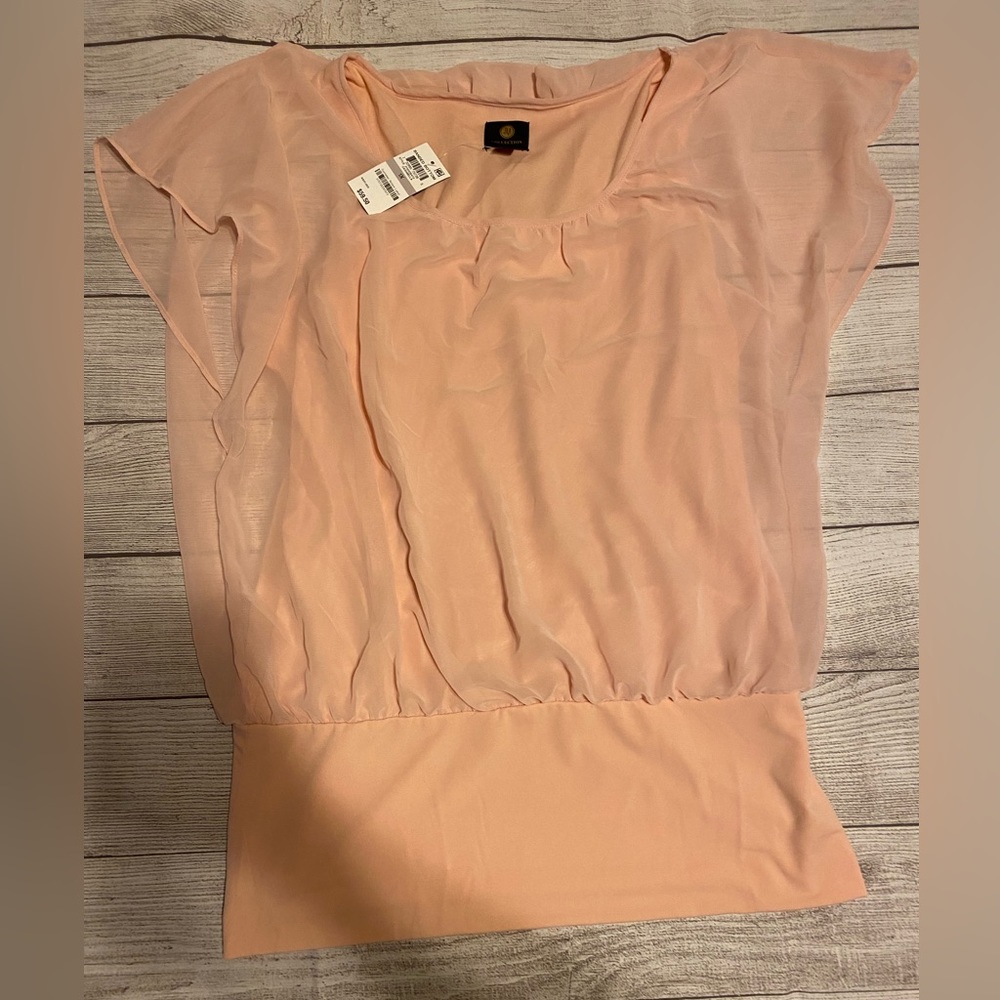 🌼INC Blouse chiffon overlay.